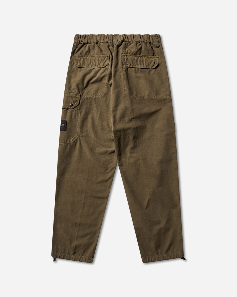 Cargo byxor Stone Island Organic Cotton Ripstop Cargo Pants Grön | K2S15-3100011-S0211 V0054