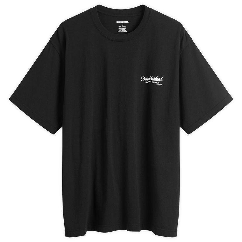 T-shirt Neighborhood SS-8 Cards Technical Apparel T-Shirt Svart | 252PCNH-ST08-BLK