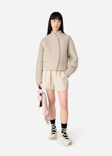Bomberjacka AXEL ARIGATO Textured Cropped Jacket Beige | A3052001, 4