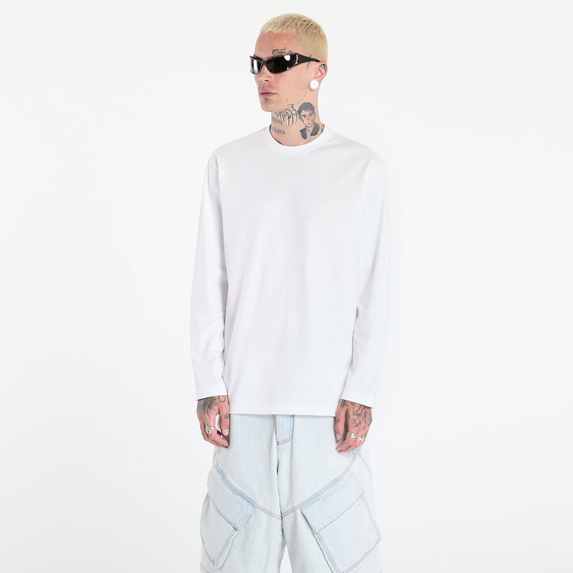 T-shirt Y-3 Y-3 Graphic Long Sleeve T-Shirt Vit | KE5094