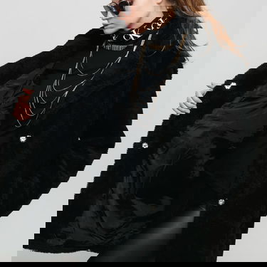 Jacka Urban Classics Ladies Oversized Sherpa Coat Svart | TB3058 black, 3