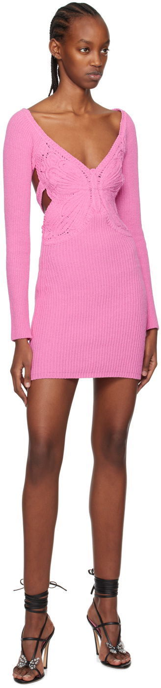 Tillbehör Blumarine Blumarine Butterfly '105 Crystal-Embellished Heeled Sandals Svart | 6A4531PX50722222, 4