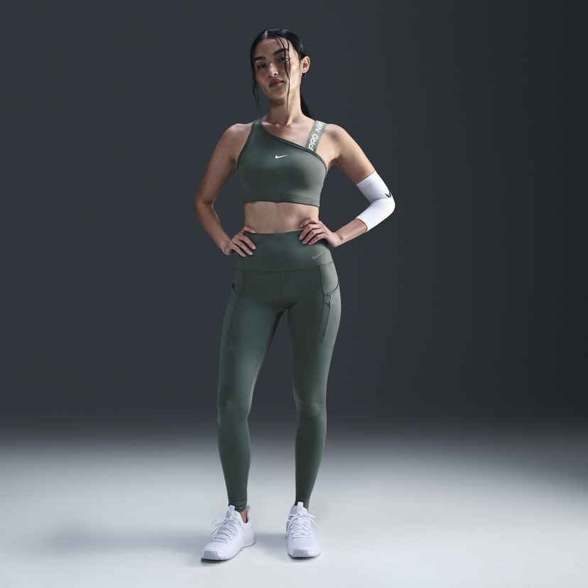 Damasker Nike High Waisted Leggings With Pockets Grön | DQ5668-338