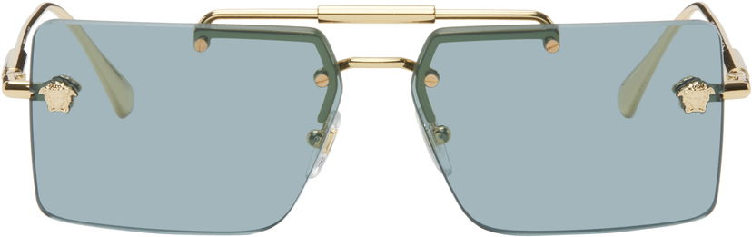 Solglasögon Versace Versace Medusa Glam Sunglasses Metallisk | 0VE2245 10028060 8056262296523