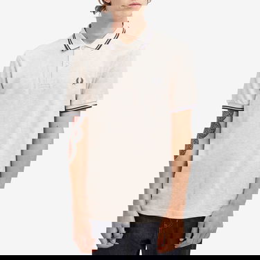 Polotröja Fred Perry Fred Perry Twin Tipped Polo Shirt, Size Large Beige | M3600-W50, 2