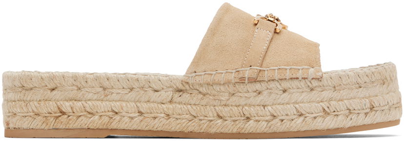 Tillbehör Versace Versace Medusa '95 Espadrille Sandals Beige | 1016050_1A11411_1KF9V