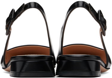 Sneakers och skor Gianvito Rossi Lindsay 20 Slingback Ballerina Flats Svart | G95470-20RIC-TOK, 1