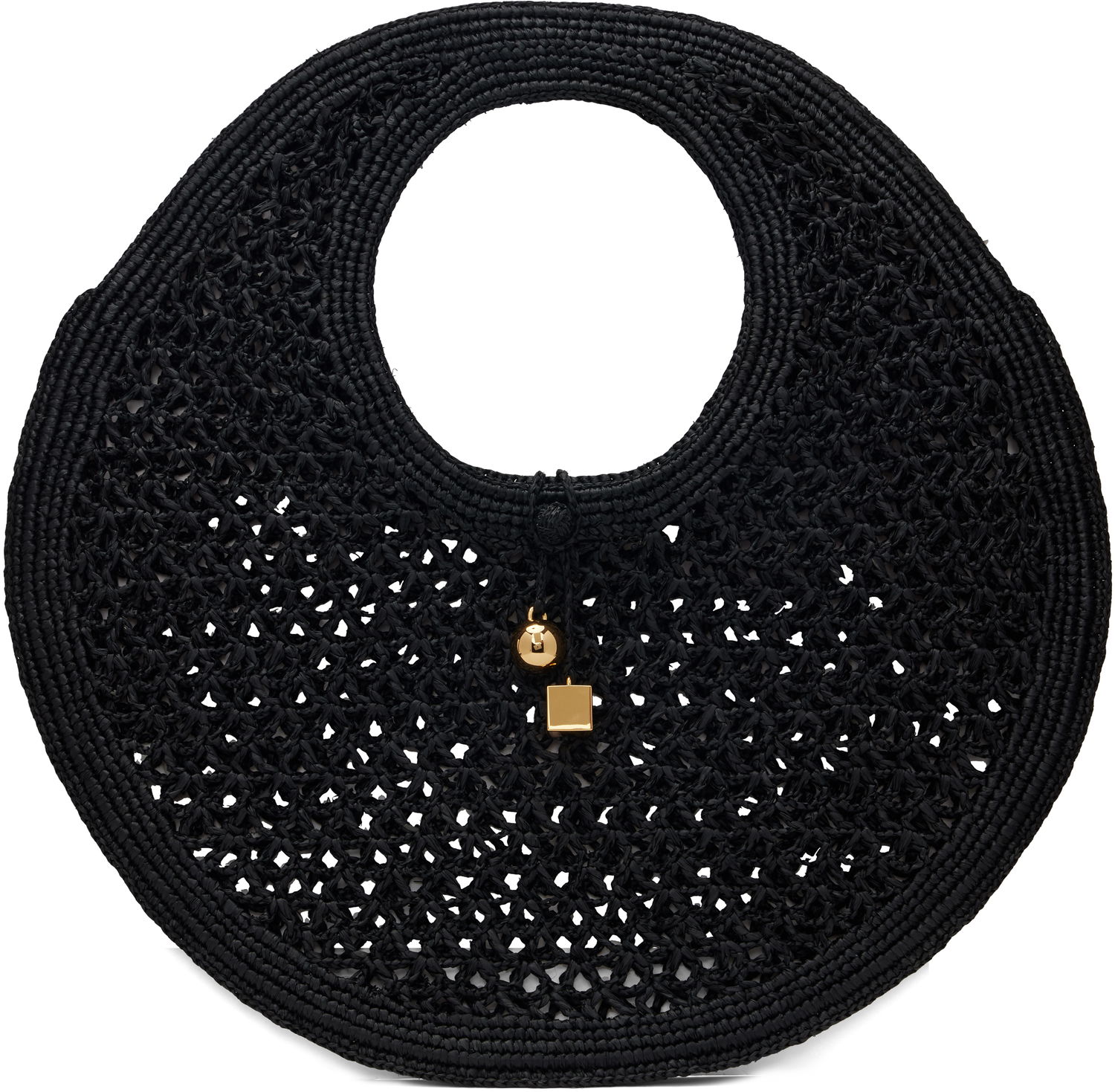 Tygpåse Jacquemus Round Tote Svart | 24H243BA387-3219, 0