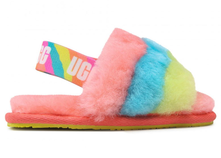 Sneakers och skor UGG Fluff Yeah Slide Peach Bliss Multi Flerfärgad | 1124931T-PBMT, 0