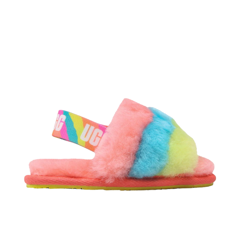 Sneakers och skor UGG Fluff Yeah Slide Peach Bliss Multi Flerfärgad | 1124931T-PBMT