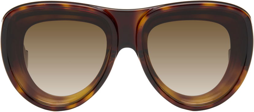 Solglasögon Loewe Loewe Aviator Sunglasses Brun | LW40170UM6152F 840126861433