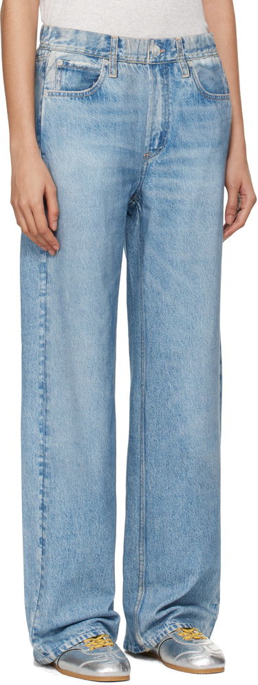 Jeans rag & bone Miramar Terry Wide-Leg Lounge Pants Blå | WCW24F70028202, 1