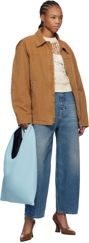 Jacka Maison Margiela MM6 Maison Margiela Canvas Jacket Brun | SH0AM0048 M35249, 3