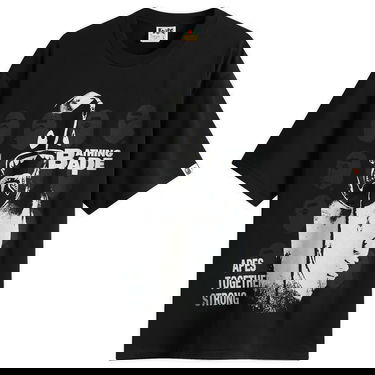 T-shirt BAPE A Bathing Ape Spray Paint Multi Logo T-Shirt, Size Small Svart | 001TEL801343M-BLK, 1