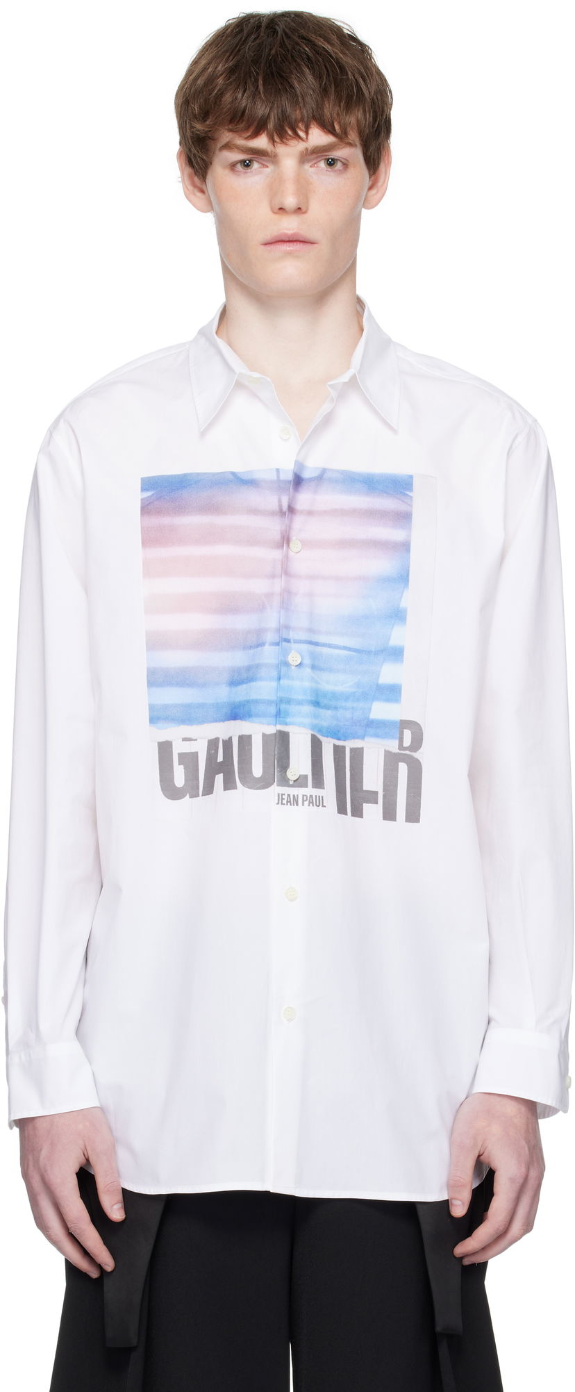 Skjorta Jean Paul Gaultier Jean Paul Gaultier Oversized Air Shirt Vit | 25/03-U-ST030-W013P-015634