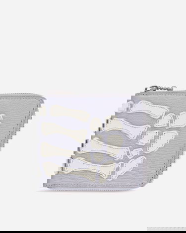 Plånbok KAPITAL Thumb Up Bone Band Zip Wallet Grå | K2503XG523 SILVER, 1