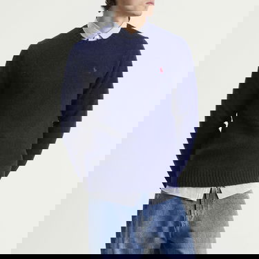 Sweater Polo by Ralph Lauren Brushed Shetland Knit Jumper Mörkblå | 710918805501-BLU, 2