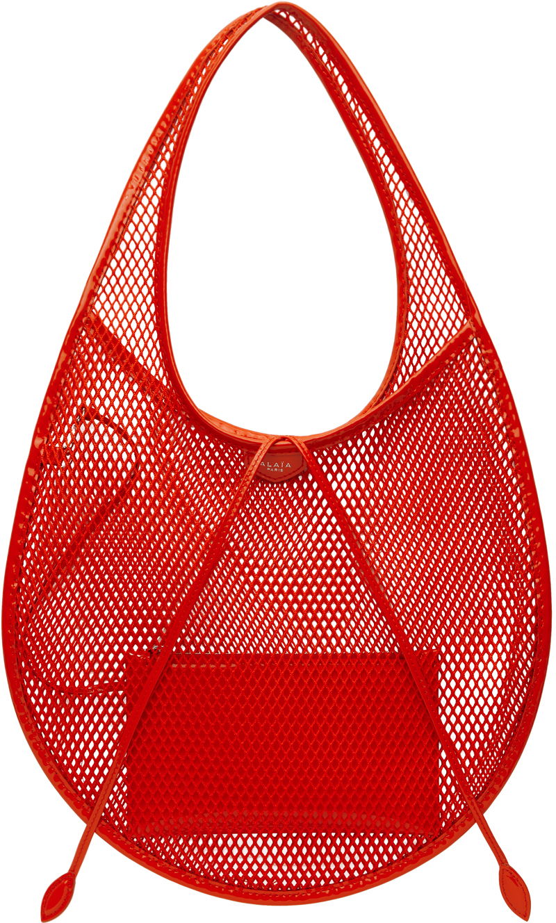 Tygpåse Alaïa One Piece Medium Shoulder Bag Röd | AA1S02726CA266