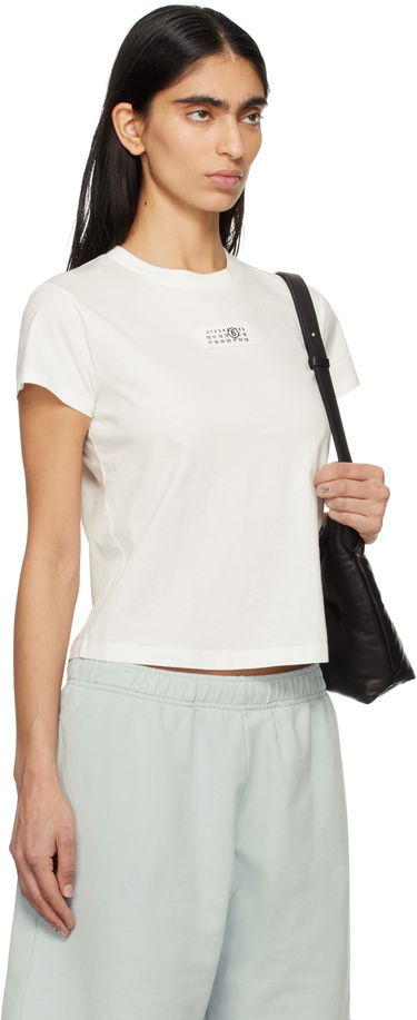 T-shirt Maison Margiela MM6 Black Print T-Shirt Svart | S52GC0327 S24312, 1