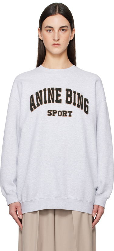 Sweater Anine Bing Anine Bing Tyler Sport Sweatshirt Grå | S-08-5205-030, 0