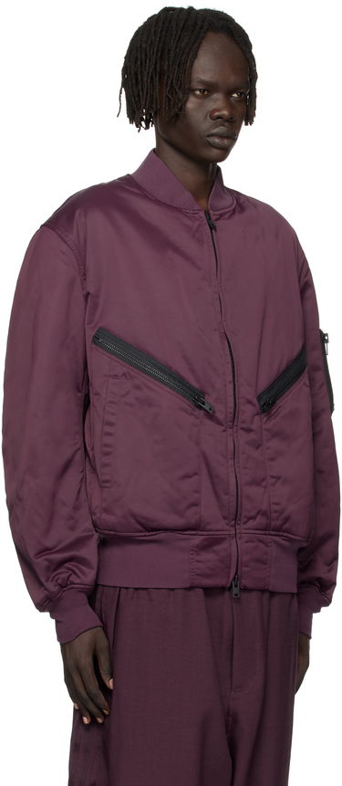 Bomberjacka Y-3 Y-3 Insulated Bomber Jacket Bourgogne | KA2397, 1