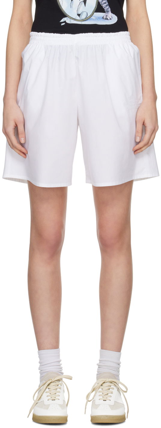 Shorts Maison Margiela MM6 Embroidered Shorts Vit | S52MU0118 S47294