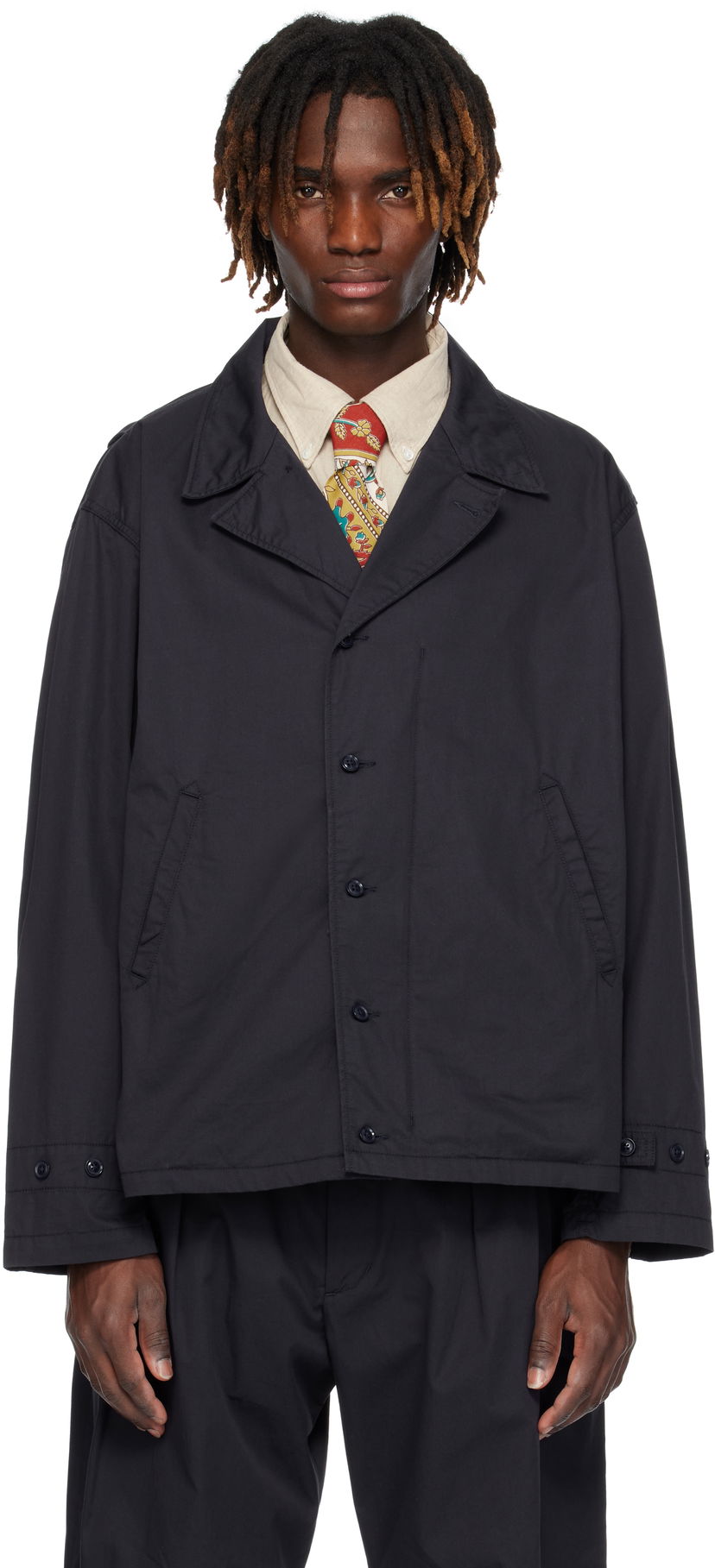 Jacka Engineered Garments Engineered Garments M41 Jacket Mörkblå | 25S1D080