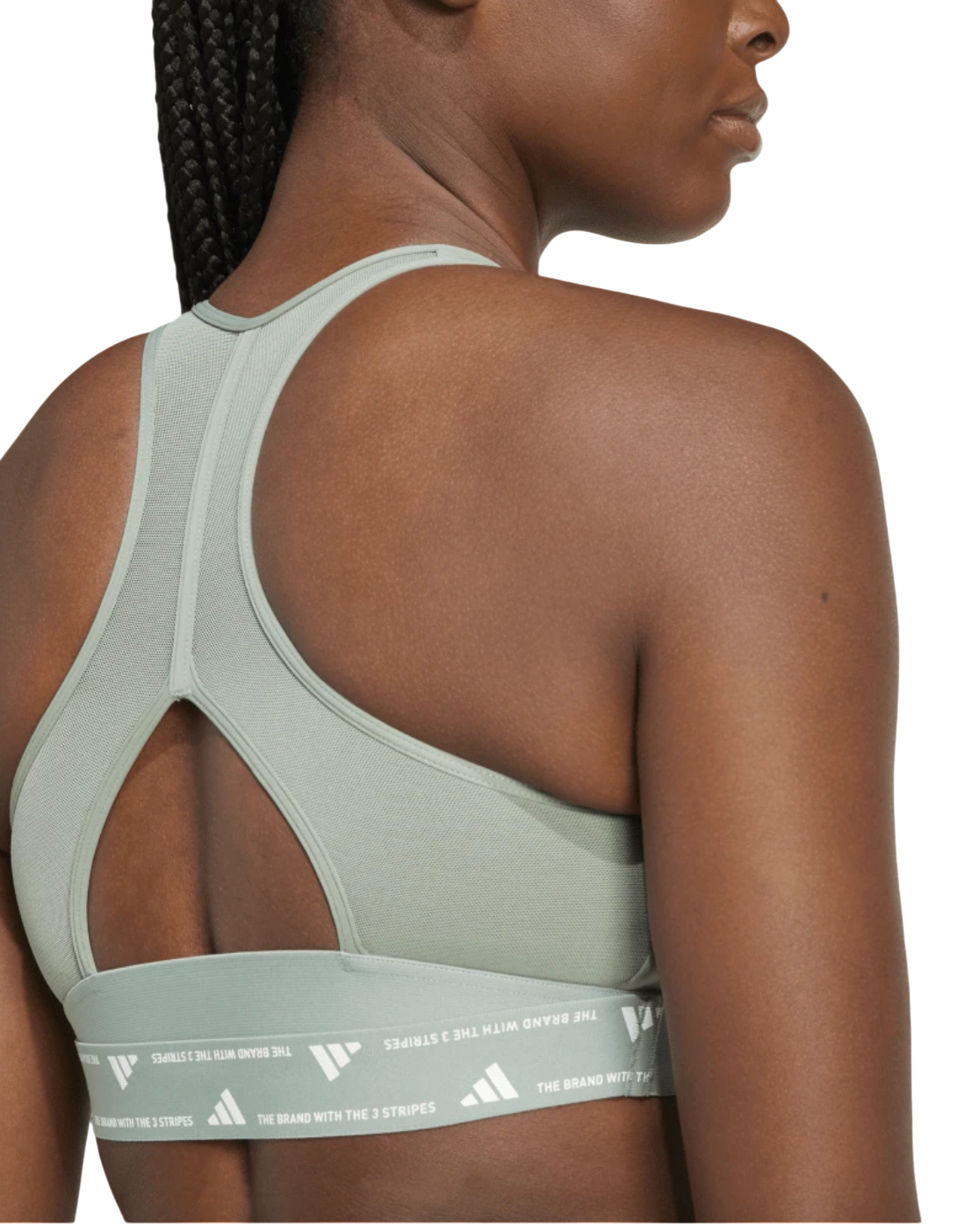 Behå adidas Originals Powerreact Sports Bra Grön | jj0878, 1