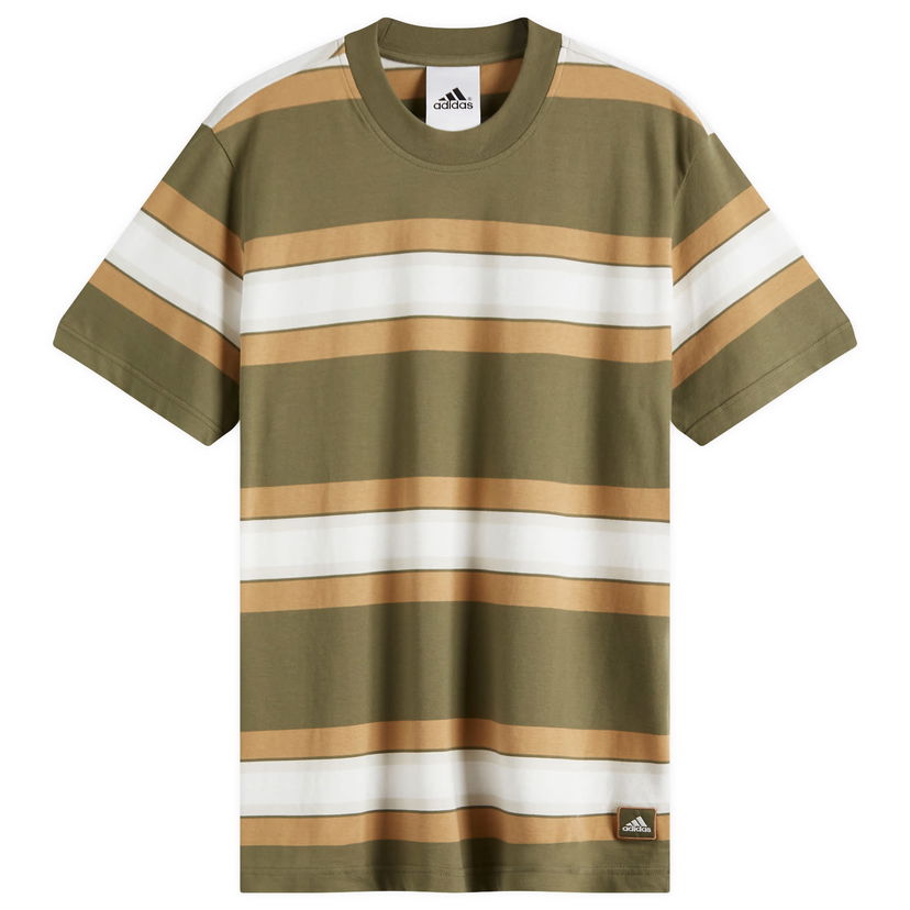 T-shirt adidas Originals Men's GRFX Striped T-Shirt, Size Large Grön | JD5414