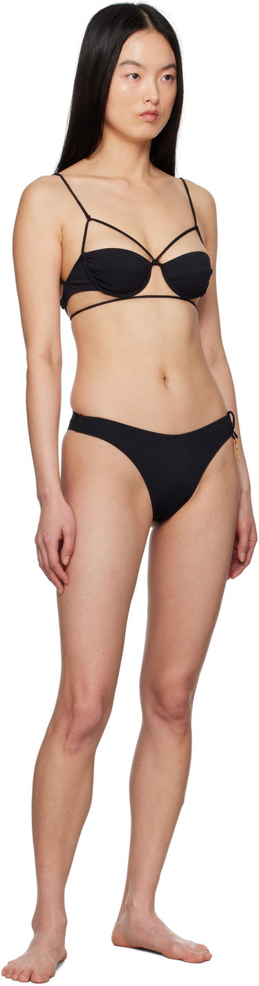 Badkläder Jacquemus Jacquemus Signature Bikini Top Svart | 25E251SW014-2294, 3