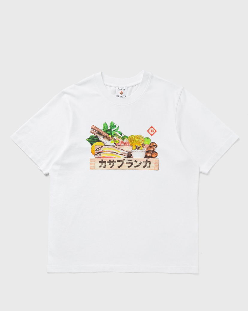 T-shirt Casablanca Casablanca Ingredients Graphic Print T-Shirt Vit | M-AW25-JTS-001-03