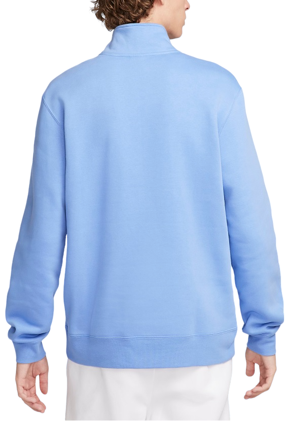 Sweatshirt Nike Mikina Club HalfZip Sweatshirt Blå | dd4732-450, 1