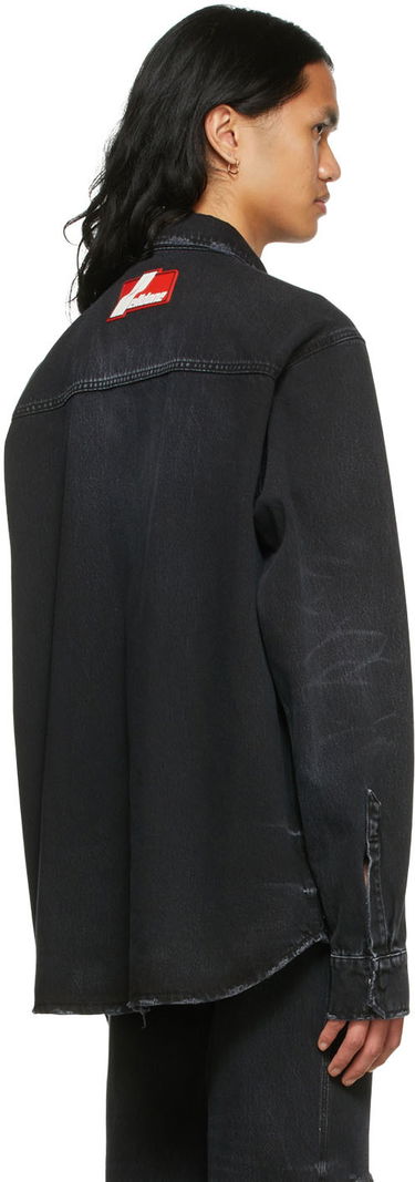 Skjorta We11done We11done Faded Denim Shirt Svart | WD-DB1-22-333-M-WB, 2