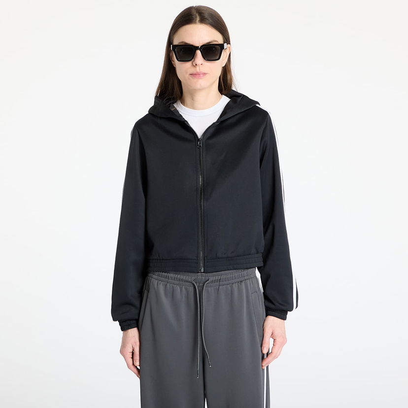 Sweatshirt Urban Classics Urban Classics Cropped Track Jacket Svart | TB7135-00007