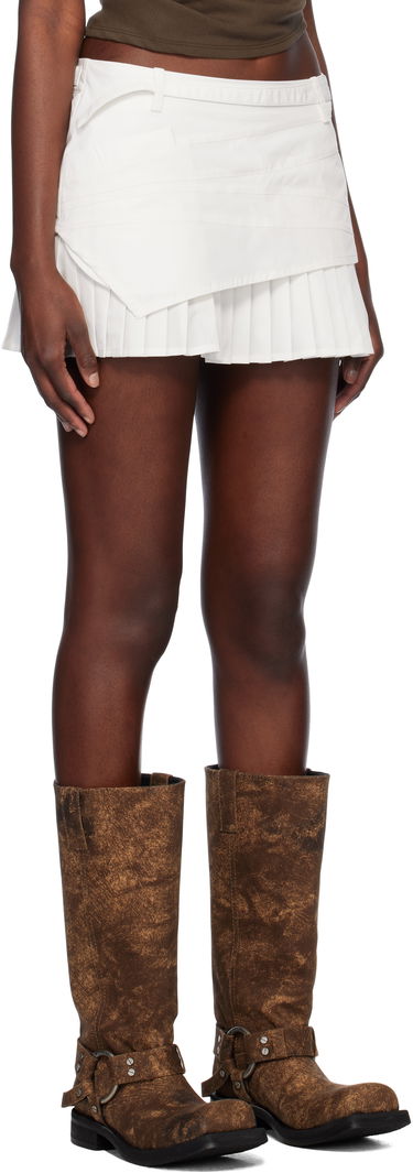 Kjol Feng Chen Wang Feng Chen Wang Pleated Miniskirt Vit | FWS19SK02, 1