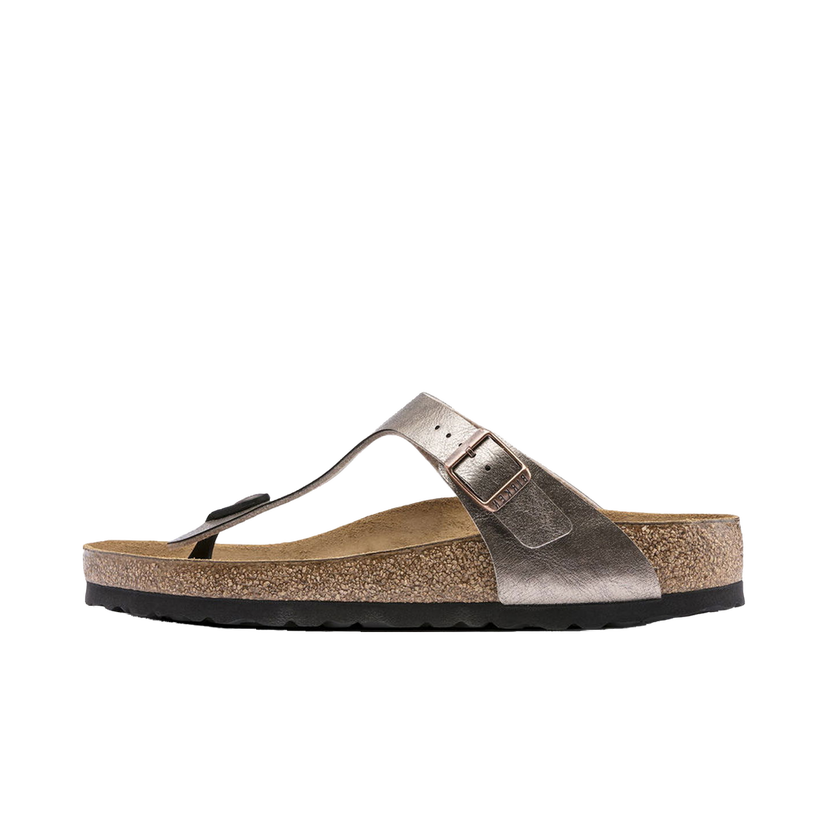 Sneakers och skor Birkenstock Gizeh BS Graceful Taupe Narrow Fit W Metallisk | 1016145