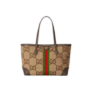 Tygpåse Gucci Ophidia Jumbo GG Medium Tote Brun | 631685 UKMDG 2570, 0