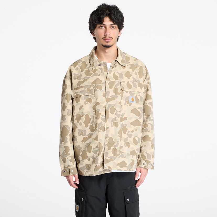 Jacka Carhartt WIP Carhartt WIP Liam Camo Duck Jacket Beige | I034564.2R4XX