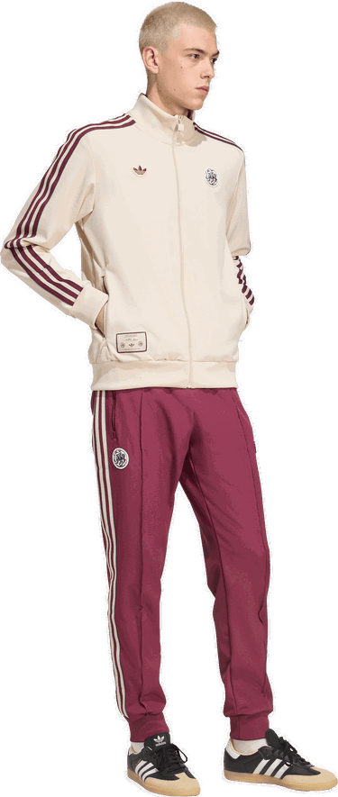 Jacka adidas Originals Ajax Amsterdam Terrace Icons Track Top Beige | jm7347, 5