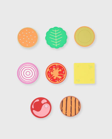 Heminredning EDWIN Burger Coaster Flerfärgad | I035936-0800, 2