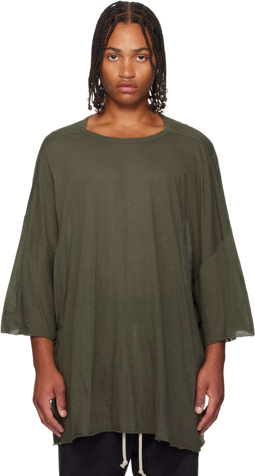 T-shirt Rick Owens Rick Owens Concordians Tommy T-Shirt Grön | RU02E1283 UC
