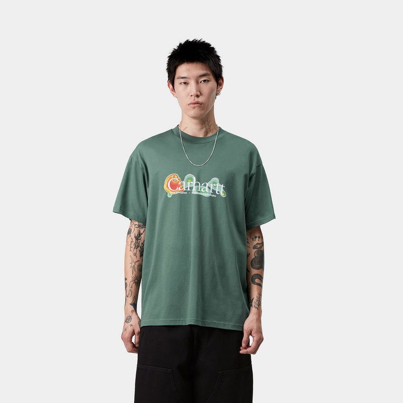 T-shirt Carhartt WIP WIP Experiential T-Shirt Grön | I035442_9