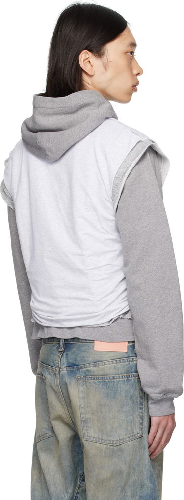 Sweatshirt Acne Studios Acne Studios Layered Hoodie Grå | BI0216-, 2