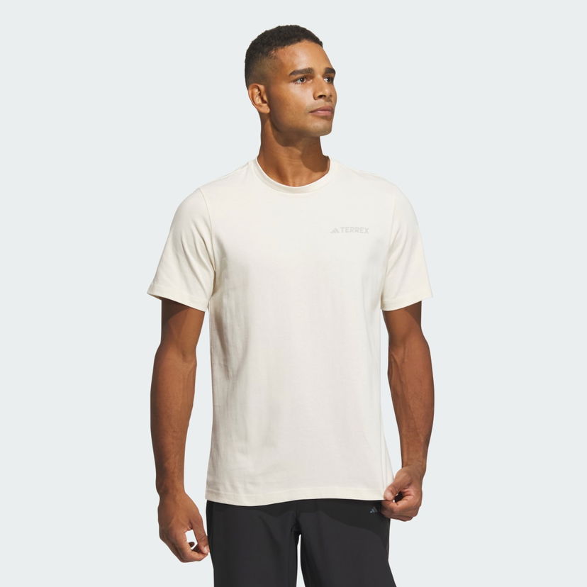 T-shirt adidas Performance Graphic Short Sleeve Polygiene 230 GSM Vit | IS0287