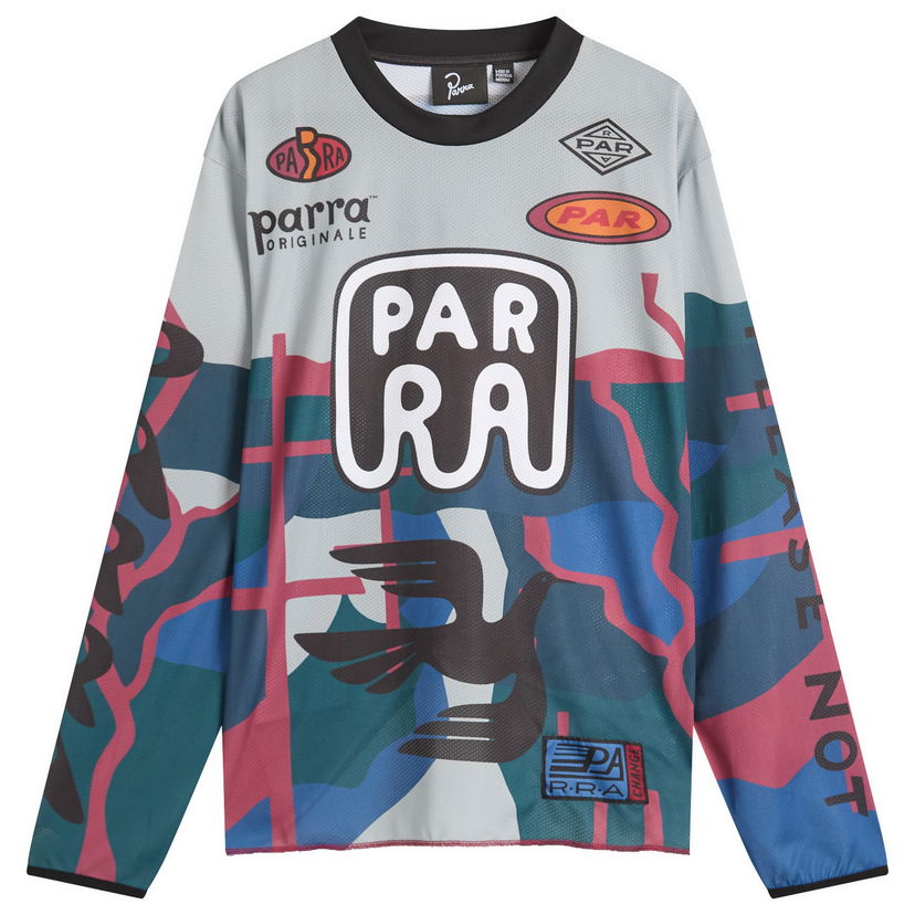 T-shirt By Parra Parra Dirt Jumper Long Sleeve T-Shirt Flerfärgad | 54135-GRY