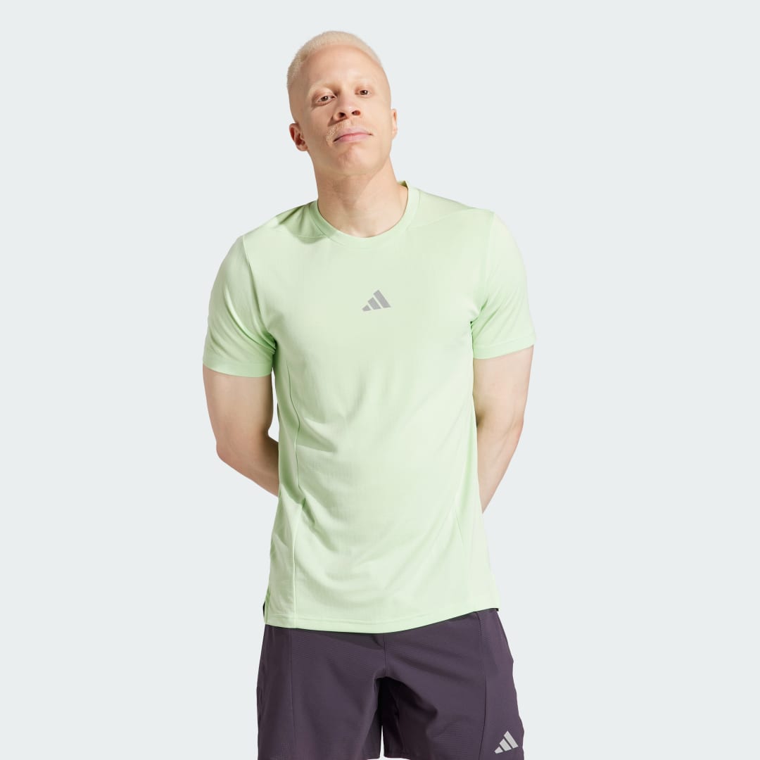 T-shirt adidas Performance Designed for Training HIIT Workout HEAT.RDY Tee Grön | IS3710, 0