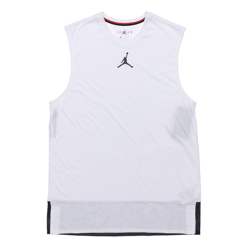 Linne Jordan Jordan Basketball Training Sleeveless Vest Vit | CJ4576-100