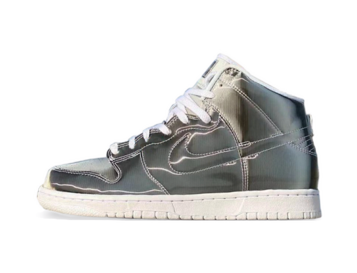Sneakers och skor Nike CLOT X Nike Dunk High "Silver" Metallisk | DH4444-900