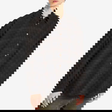 Skjorta OUR LEGACY Our Legacy Borrowed Shirt, Shadow Check Brun | M2252OB, 2