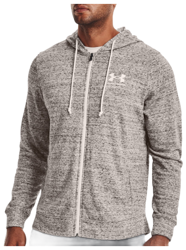 Sweatshirt Under Armour Hoodie Rival Terry Grå | 1370409-112